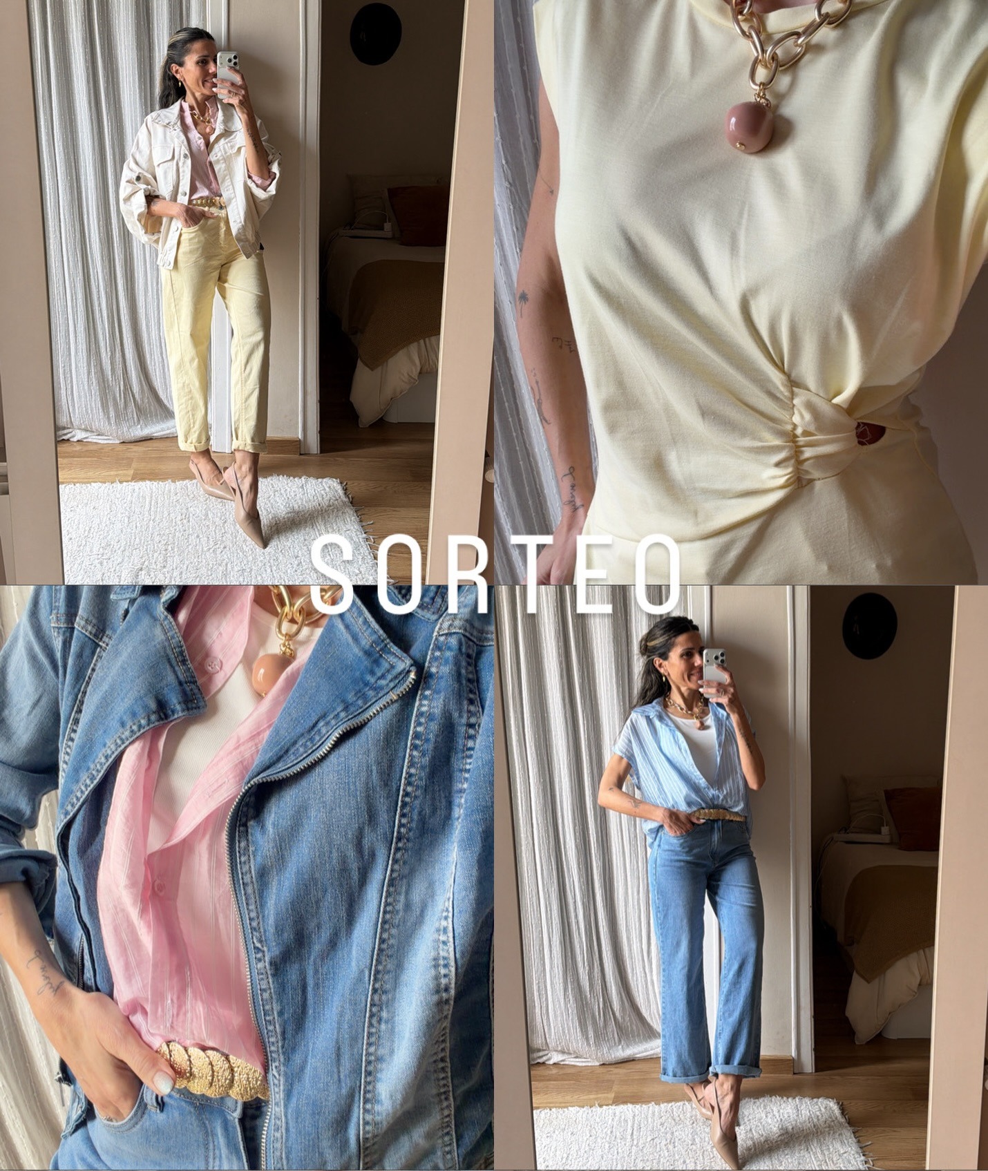 SORTEO!!! Vuelvo a SORTEAR un  cupón de 50€ para la nueva colección 🩵 

Para participar ✨

➡️ Seguir a @lovely__daniela 

👩🏻‍🤝‍👩🏿 Etiquetar a un amig@ real, cuantas más menciones más posibilidades de ganar (no valen cuentas de famosos) 

✨ Conpartir en Historias :)

El sorteo finaliza 14 de Marzo  a las 23:59h. Los días posteriores publicáremos ganador en este mismo post. 

#sorteo #lovelydaniela #coleccionprimaveraverano