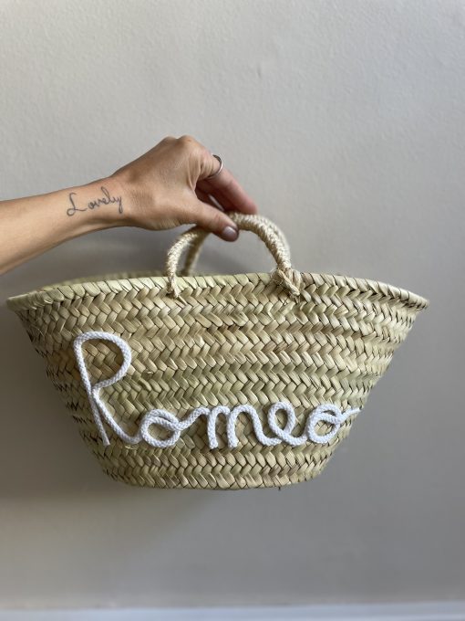 Capazo mini personalizado nombre