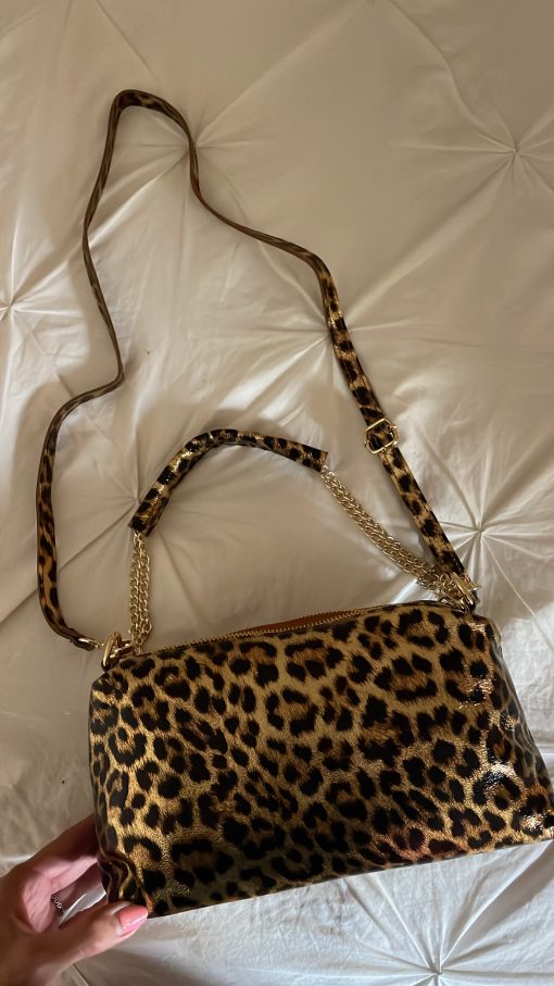 Bolso animal print piel