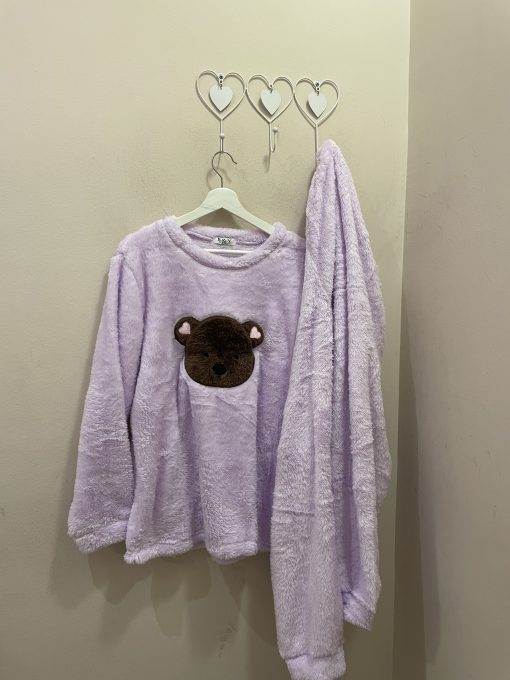 Pijama Teddy Malva