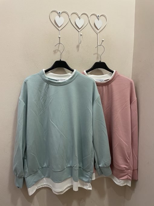 Sudadera combinada con blanco - Imagen 2