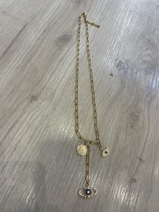Collar ojo turco