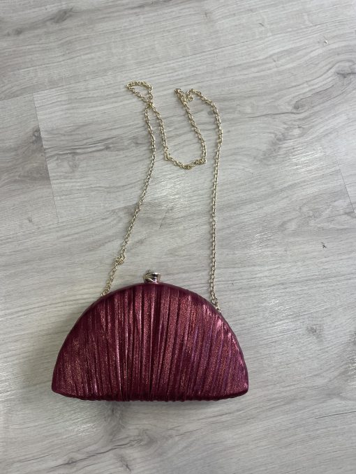 Bolso concha granate