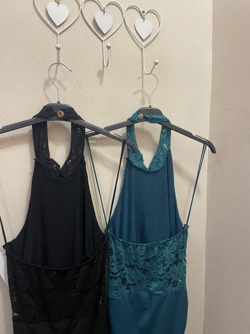 Vestido halter blonda - Imagen 3