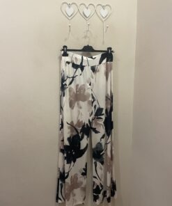 Pantalon fluido  licra fria Flores