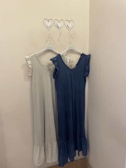 Vestido volante lazada