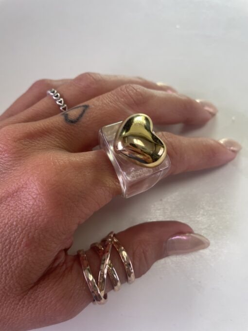 Anillo corazón
