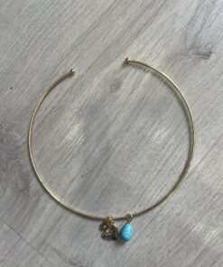 Collar piedra turquesa
