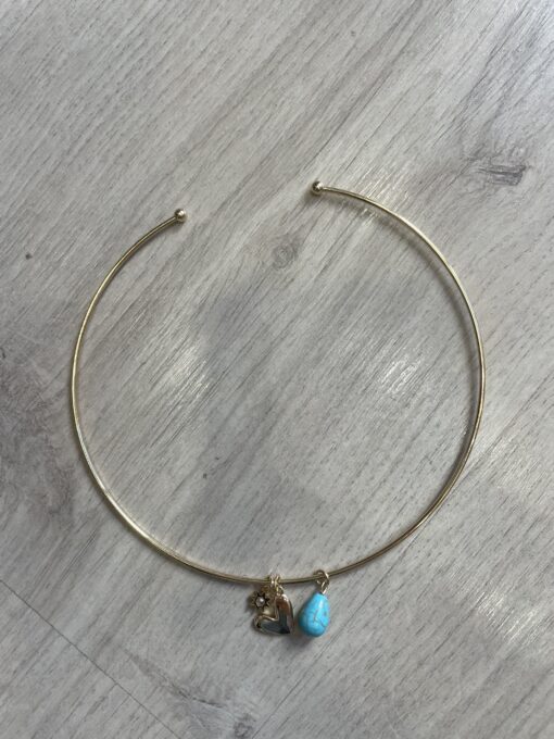 Collar piedra turquesa