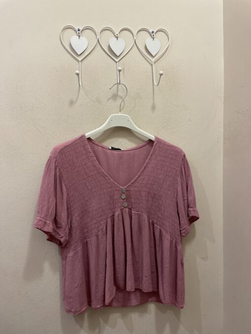 Blusa frambuesa