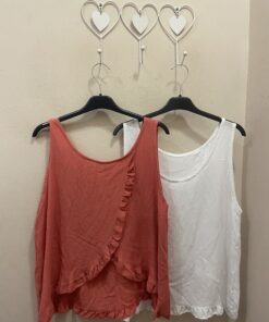 Blusa reversible volante