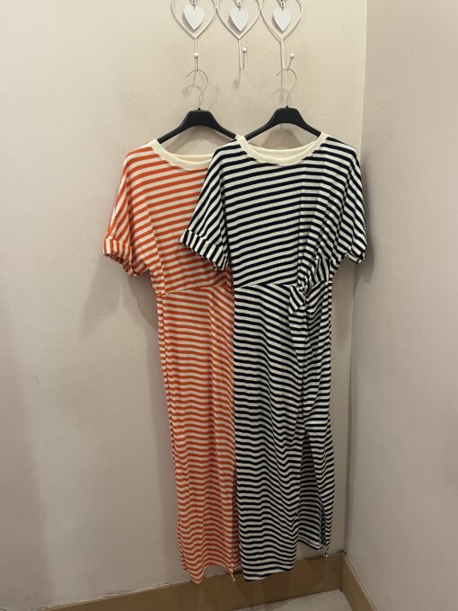 Vestido navy nudo