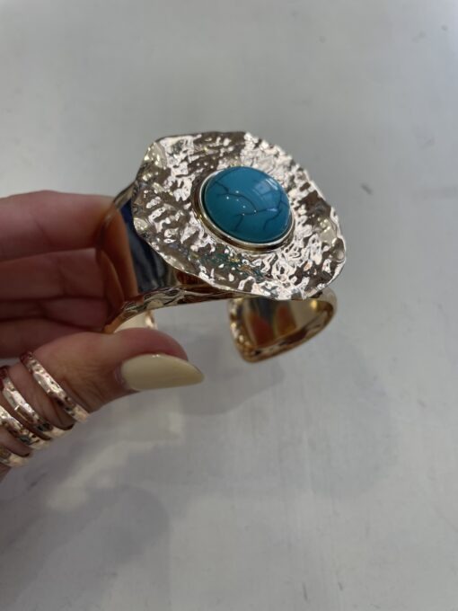 Pulsera Dorado y mint
