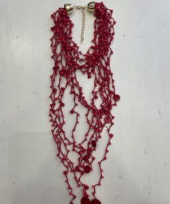 Collar cascada Coral