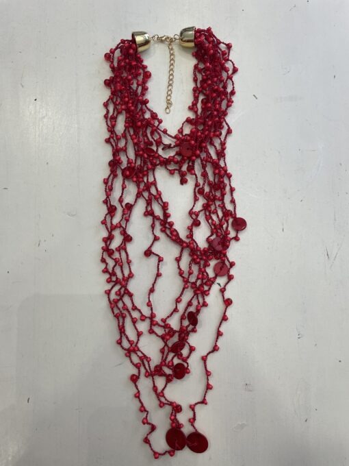 Collar cascada Coral