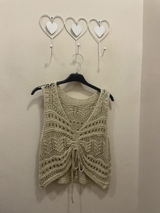 Top reversible fruncido