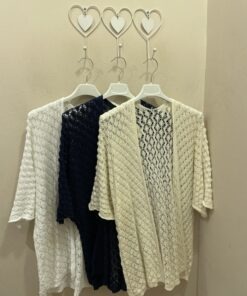 Cardigan calado