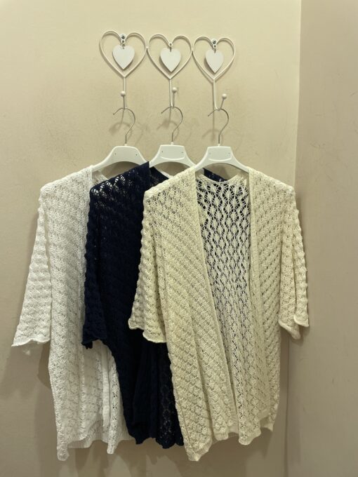 Cardigan calado