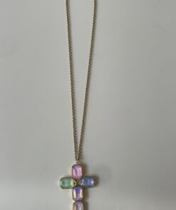 Collar cruz colores