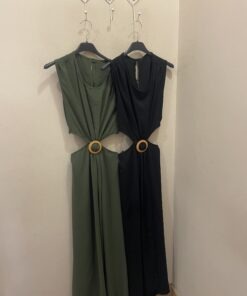 Vestido detalle hebilla