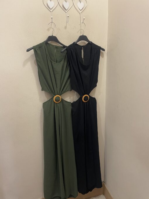 Vestido detalle hebilla