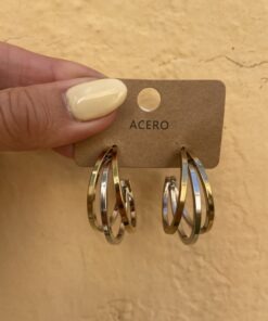 Pendiente 3 aros