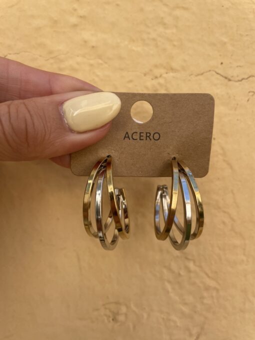 Pendiente 3 aros