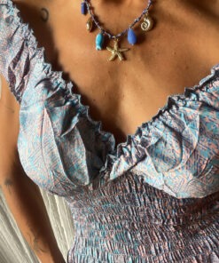 Collar hilo mar
