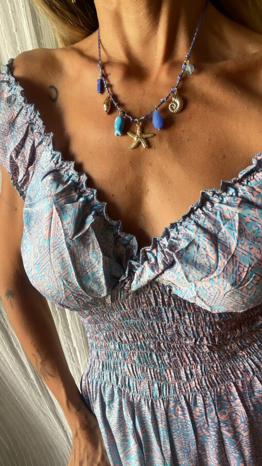 Collar hilo mar