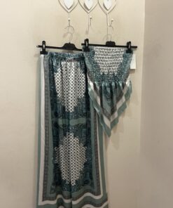 Conjunto top pañuelo y pantalón