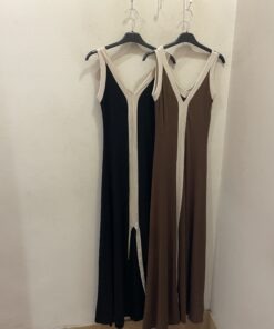 Vestido bicolor