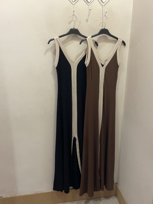 Vestido bicolor