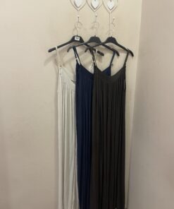 Vestido escote raso