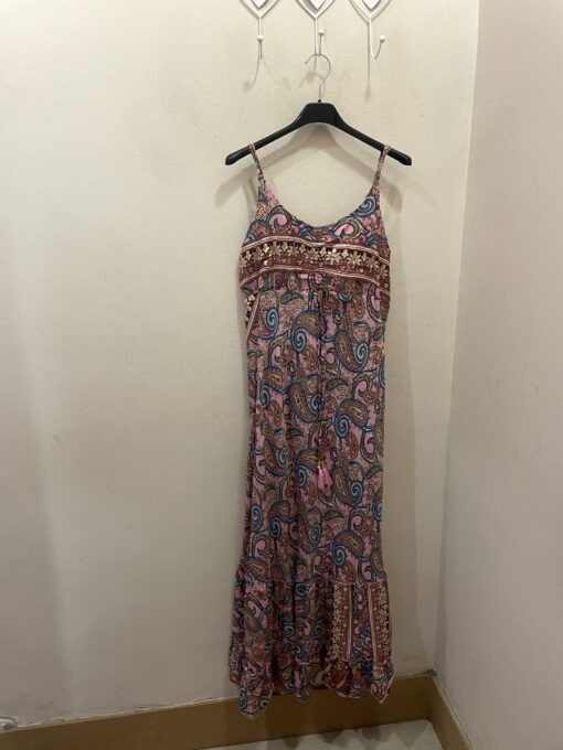 Vestido seda tirante