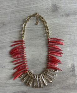 Collar Coral Oro