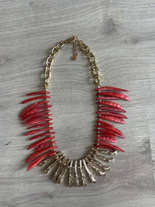 Collar Coral Oro