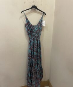 Vestido asimétrico seda