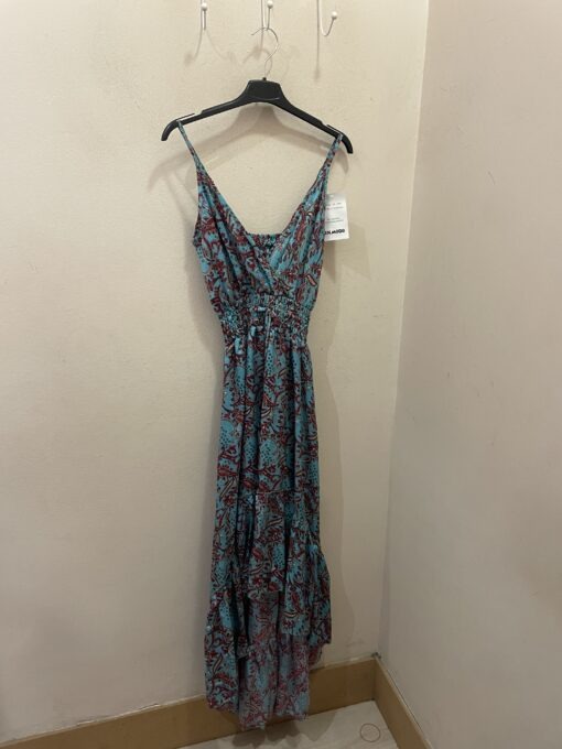 Vestido asimétrico seda