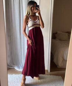 Vestido cuerpo crochet