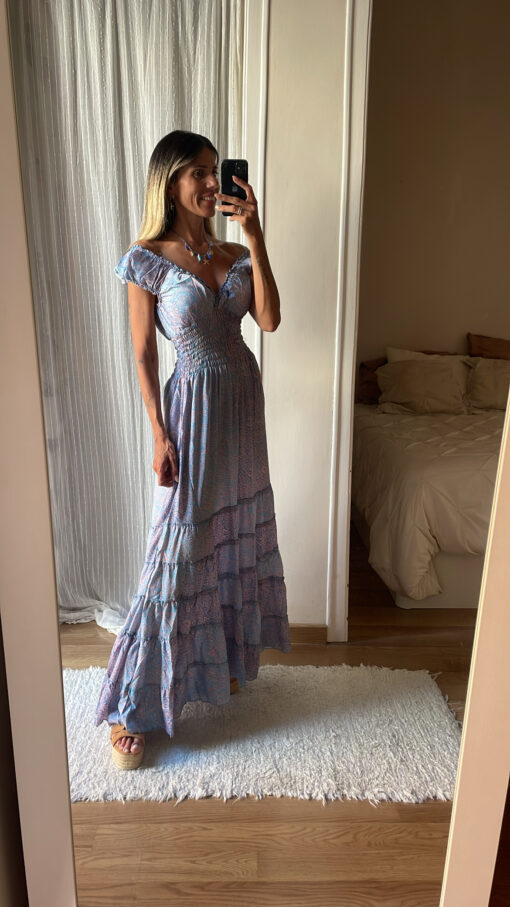 Vestido seda