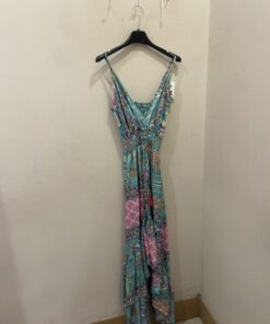 Vestido seda asimétrico