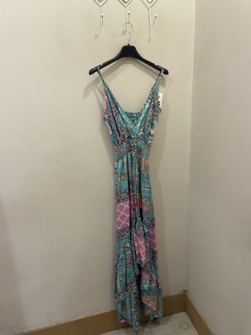 Vestido seda asimétrico