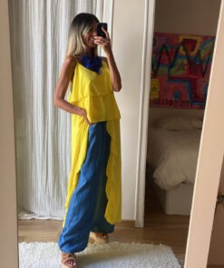 Pantalón fino denim
