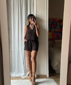 Conjunto short y chaleco
