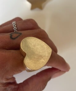 Anillo engomado corazón y estrella
