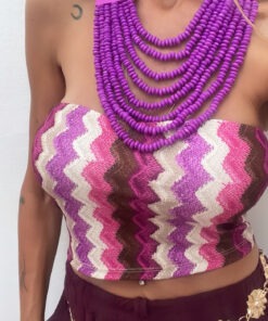 Collar  malva