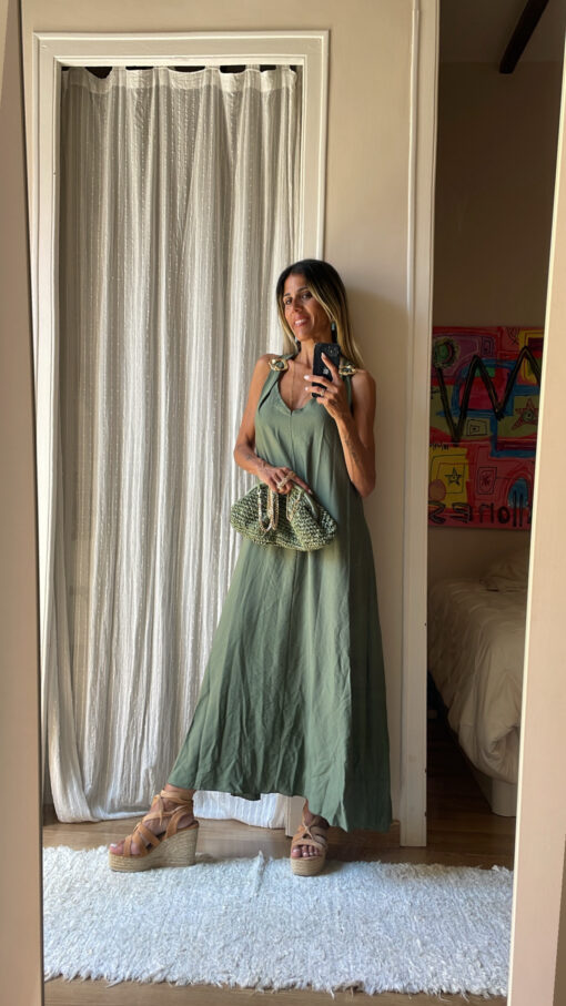 Vestido kaki