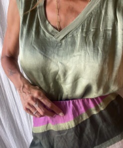 Camiseta raso verde