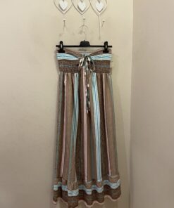 Vestido Rita chocolate con mint