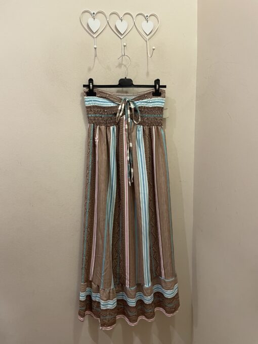 Vestido Rita chocolate con mint
